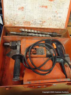 RAMSET MOD #340 DYNA DRILL AND ASSORTED BITS IN BOX