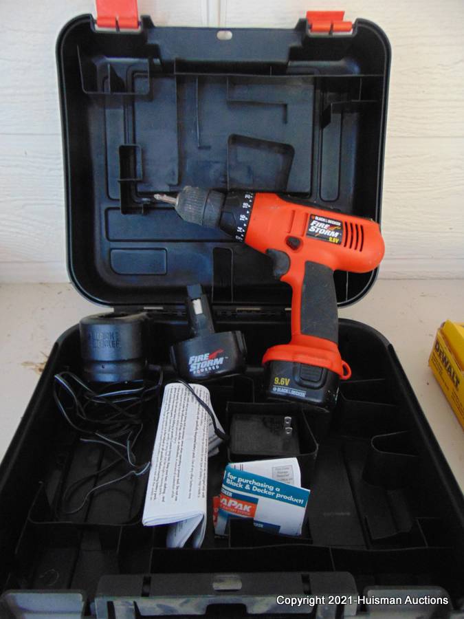 Sold at Auction: Black and Decker Firestorm 12v Cordless drill