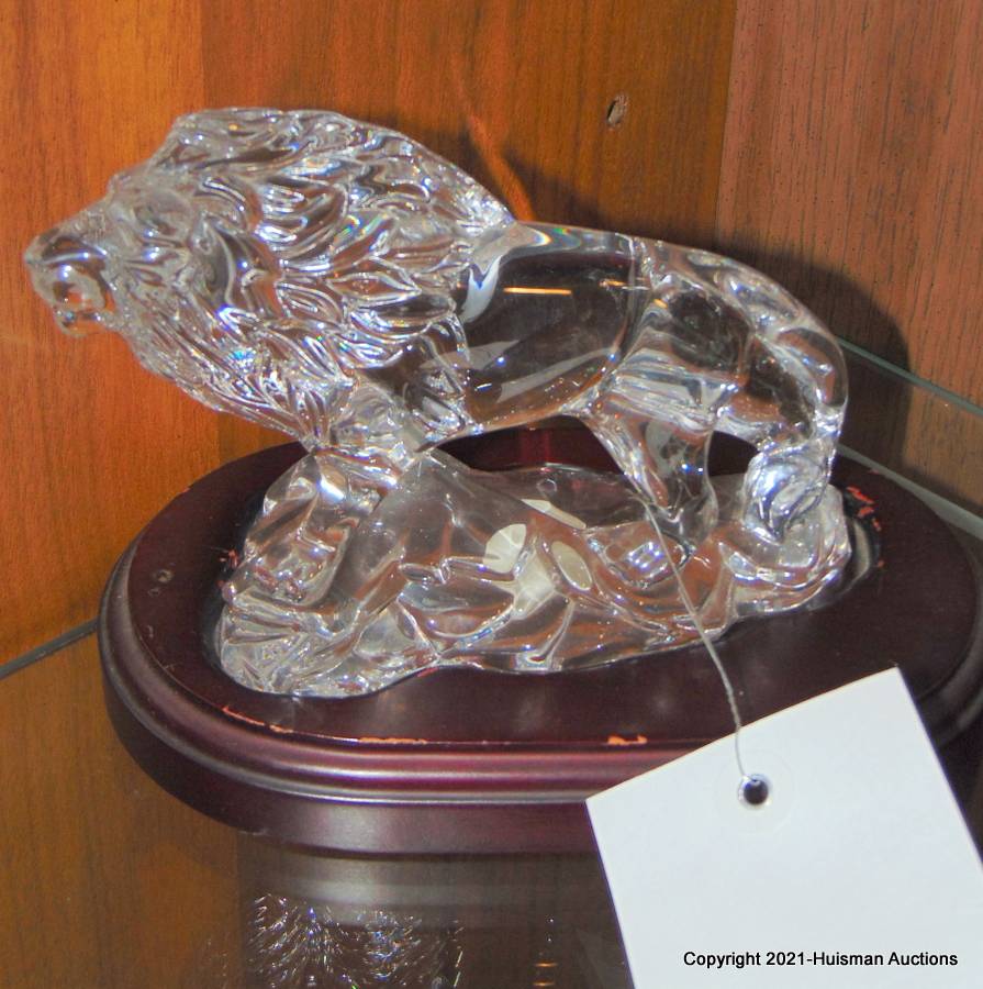 PRINCESS HOUSE CRYSTAL ANIMALS: EAGLE AND LION Auction | Huisman Auctions