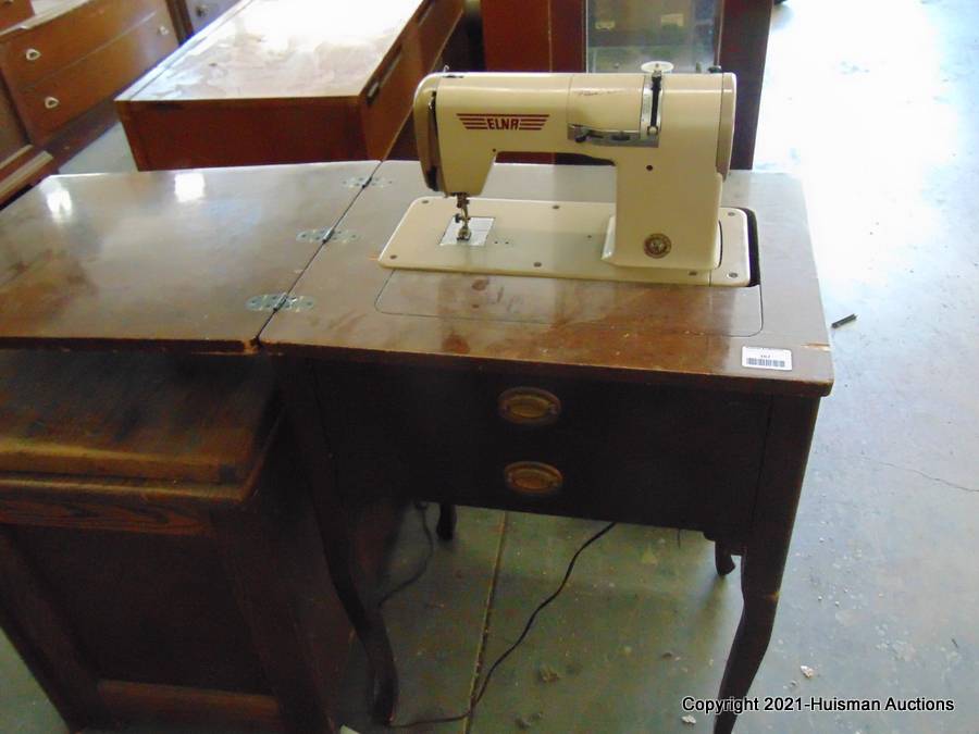 elna sewing machine cabinet