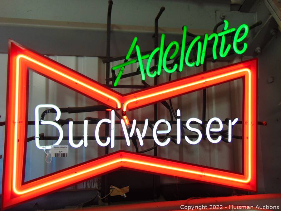 ADELANTE BUDWEISER NEON SIGN 23