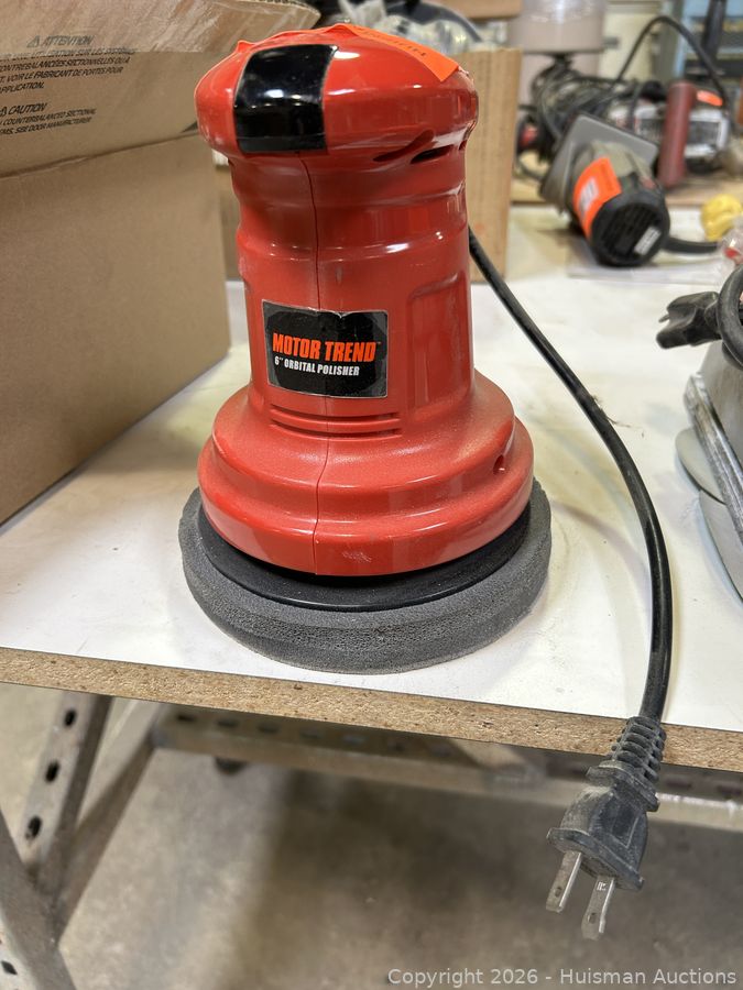 Motor Trend 6" Orbital Electric Polisher