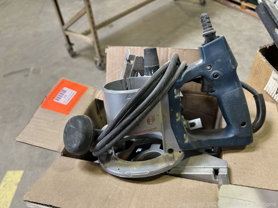 Box of Router Bases & Parts