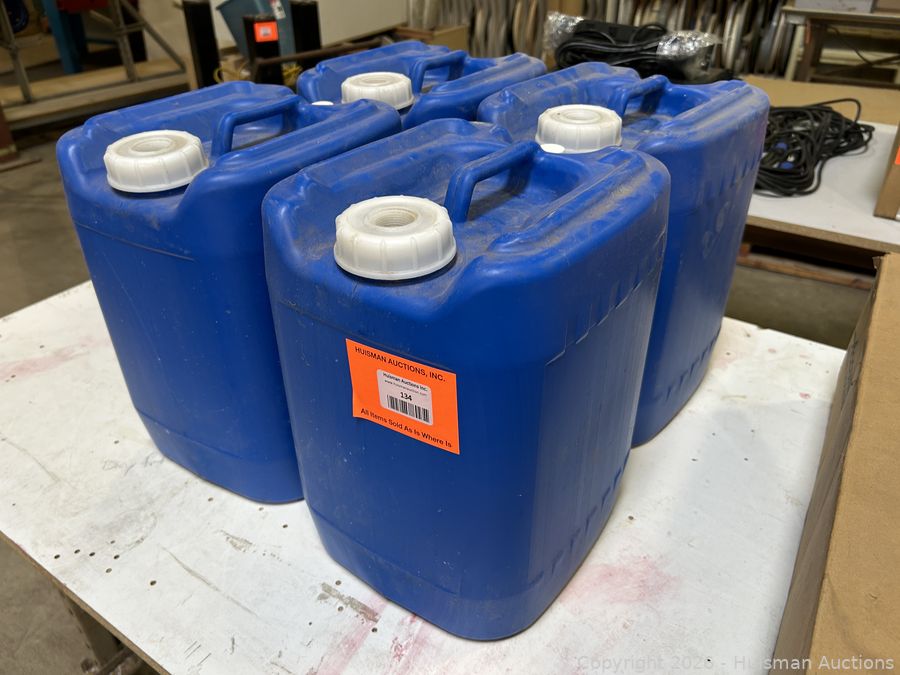 (4) 2-Gallon Poly Containers