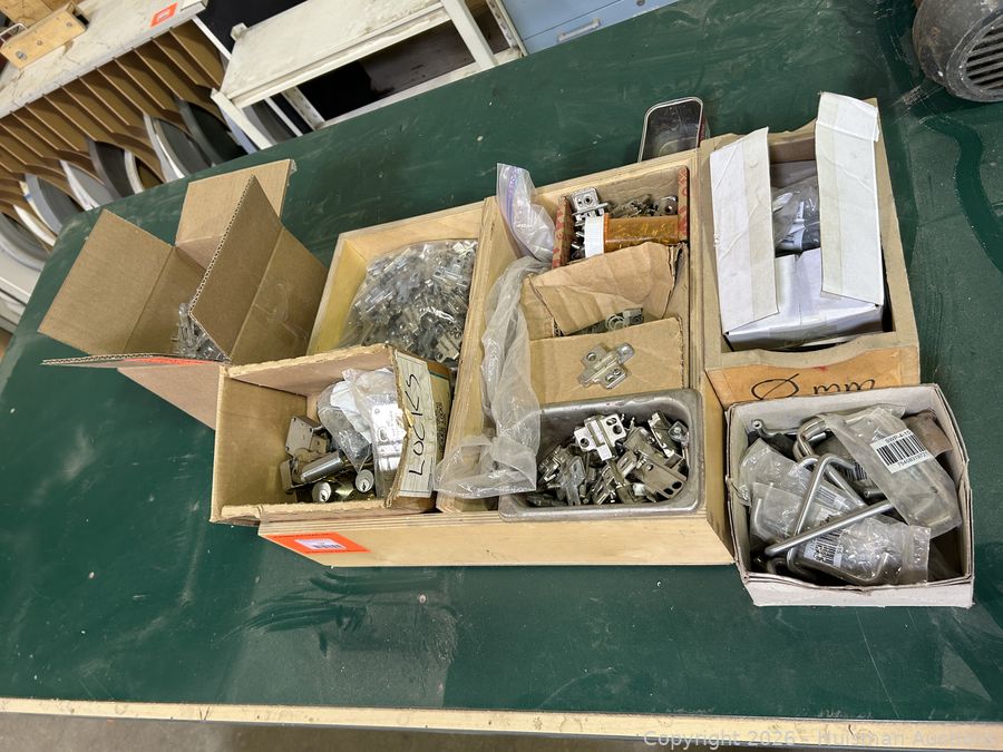 Large Lot of Assorted Hinge Parts