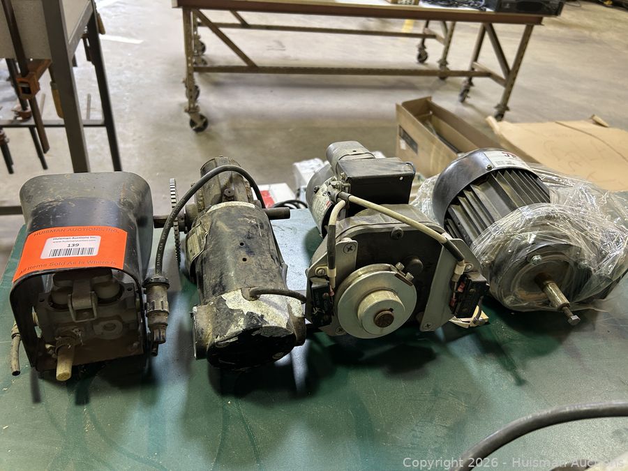(3) Electric Motors w/ Foot Control