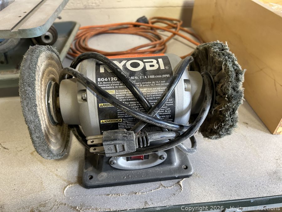 6" Bench Grinder w/ Buffing Wheels