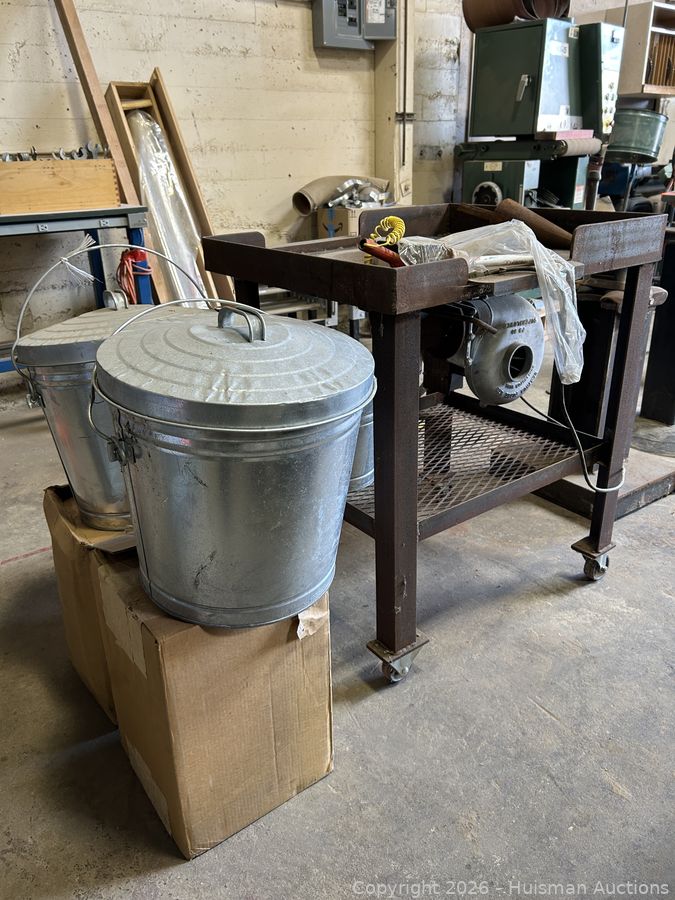 Square Forge on Wheels w/ Coal, Coke & Temperature Probe