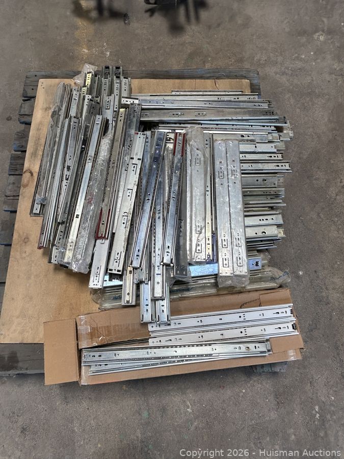 Pallet of New Full-Extension Drawer Slides