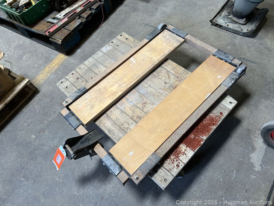 Four-Wheel Wood Shop Cart w/ Portable Shaper Stand