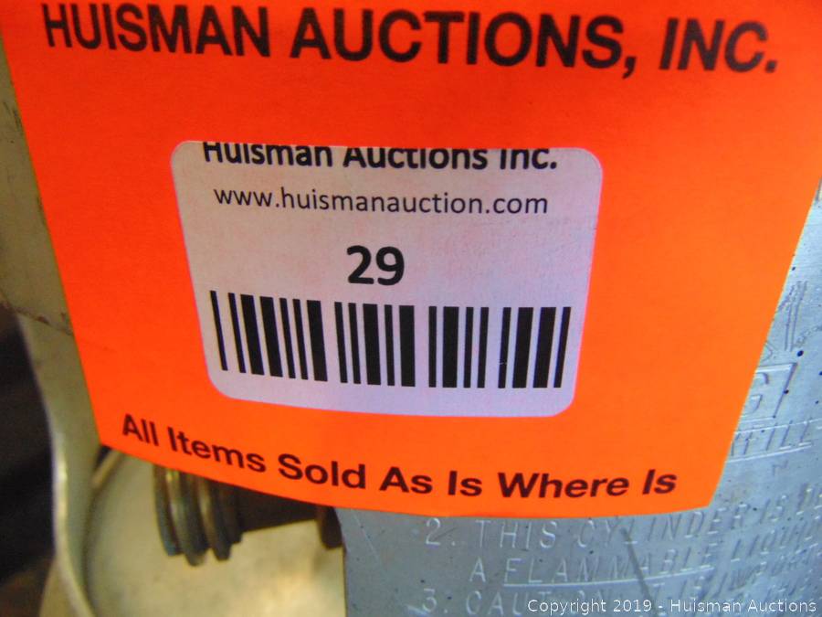 Forklift Propane Tank Aluminum Auction Huisman Auctions